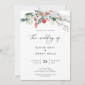 モダン結婚式招待状 招待状 (正面)