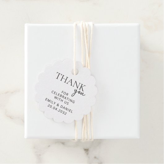 モダン結婚感謝 フェイバータグ (インサイチュ)