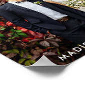 モダン結婚新郎新婦の写真 ポスター (角)