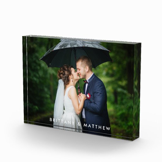 モダン結婚新郎新婦フォトブロック名 フォトブロック (右)