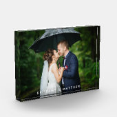モダン結婚新郎新婦フォトブロック名 フォトブロック (左)