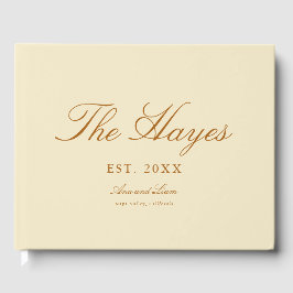 モダン結婚書パーソナライズされたの ゲストブック