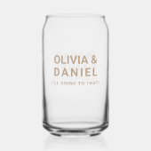 モダン結婚杯 ガラス缶 (正面)