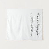 モダン結婚歓迎カスタムBOHOウェディングパーティー タペストリー (正面(横))