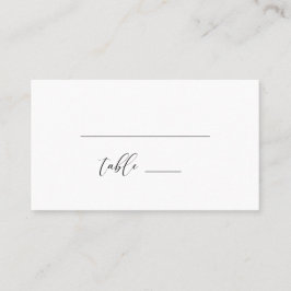 モダン結婚素朴折り座席表 プレイスカード