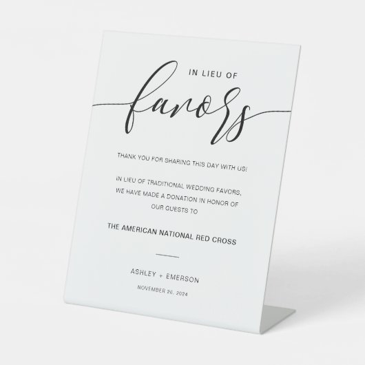 モダン結婚素朴署名の代わりに 台座サイン (正面)