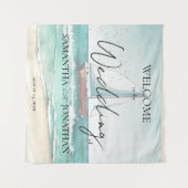 モダン結婚船 タペストリー (正面(横))