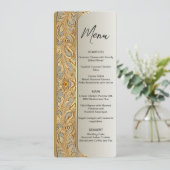 モダン結婚華美金ゴールド メニュー (スタンド正面)