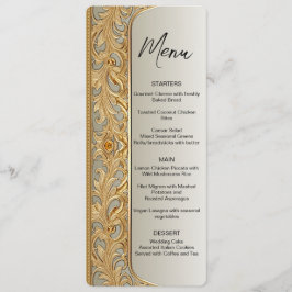 モダン結婚華美金ゴールド メニュー
