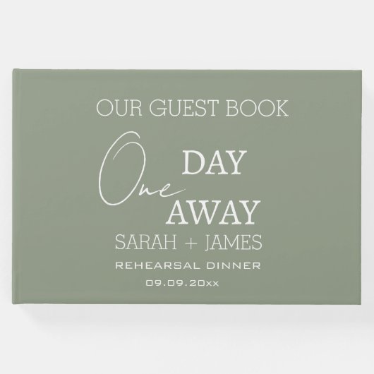 モダン結婚1日のリハ遠くにーサル ゲストブック (正面)