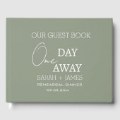 モダン結婚1日のリハ遠くにーサル ゲストブック (正面)