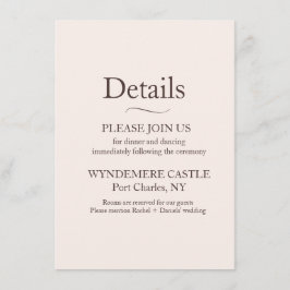 モダン結婚 エンクロージャーカード