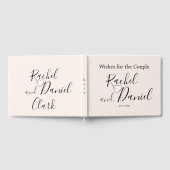 モダン結婚 ゲストブック (全面)