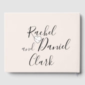 モダン結婚 ゲストブック (裏面)