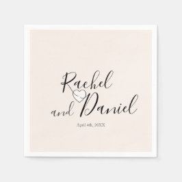 モダン結婚 スタンダードカクテルナプキン
