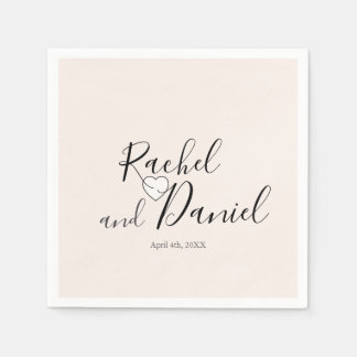 モダン結婚 スタンダードカクテルナプキン