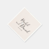 モダン結婚 スタンダードカクテルナプキン (角)