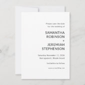 モダン結婚 セーブザデート (裏面)