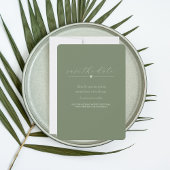 モダン結婚 | セーブザデート | ダークセージ