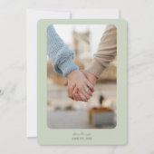 モダン結婚 | セーブザデート | ライトセージ (正面)