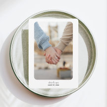 モダン結婚 | セーブザデート | 白黒表示