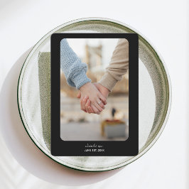 モダン結婚 | セーブザデート | 黒に白