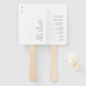 モダン結婚 ハンドファン (正面&裏面)