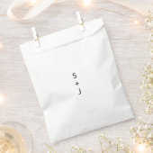 モダン結婚 フェイバーバッグ (クリップ留めされた状態)