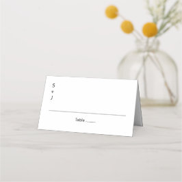 モダン結婚 プレイスカード