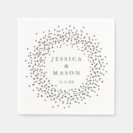 モダン結婚Napkins – カクテルナプキン スタンダードカクテルナプキン