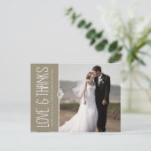 モダン結婚POST CARDに感謝 ポストカード (スタンド正面)