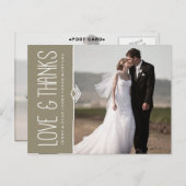モダン結婚POST CARDに感謝 ポストカード (正面/裏面)