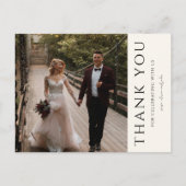 モダン結婚S Thank You Post Card ポストカード (正面)