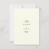 モダン結婚webサイトqrコード環境にやさし 出欠カード (裏面)