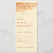 モダン絵を描エレガント水色表メニュー メニュー (正面)