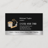 モダン絵を描サービス絵を描サービス 名刺 (裏面)