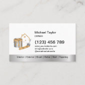 モダン絵を描サービス絵を描サービス 名刺 (裏面)