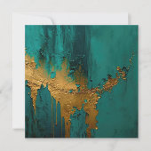 モダン絵を描ティール（緑がかった色） (正面)