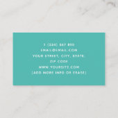 モダン絵を描プロフェッショナルのサミニマルービス 名刺 (裏面)