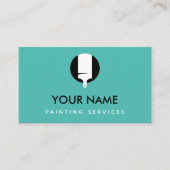 モダン絵を描プロフェッショナルのサミニマルービス 名刺 (正面)