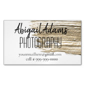 モダン絵を描ミニマルカスタマイズ2000磁石 マグネット名刺 (正面)