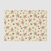 モダン絵を描ヤギイラスト水玉模様 薄葉紙 (正面)