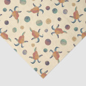 モダン絵を描ヤギイラスト水玉模様 薄葉紙 (詳細)