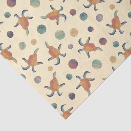 モダン絵を描ヤギイラスト水玉模様 薄葉紙 (詳細)