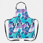 モダン絵を描抽象芸術 エプロン (正面)