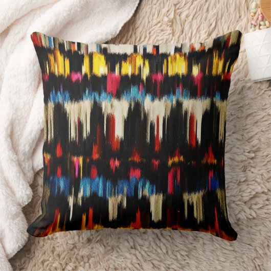 モダン絵を描抽象芸術 クッション (ブランケット)