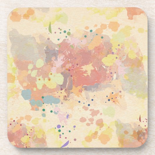 モダン絵を描抽象芸術 コースター (正面)