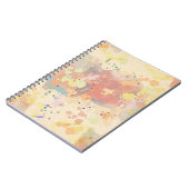 モダン絵を描抽象芸術 ノートブック (左側)