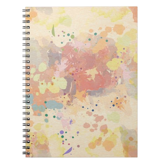 モダン絵を描抽象芸術 ノートブック (正面)