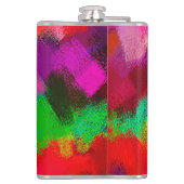 モダン絵を描抽象芸術 フラスク (裏面)